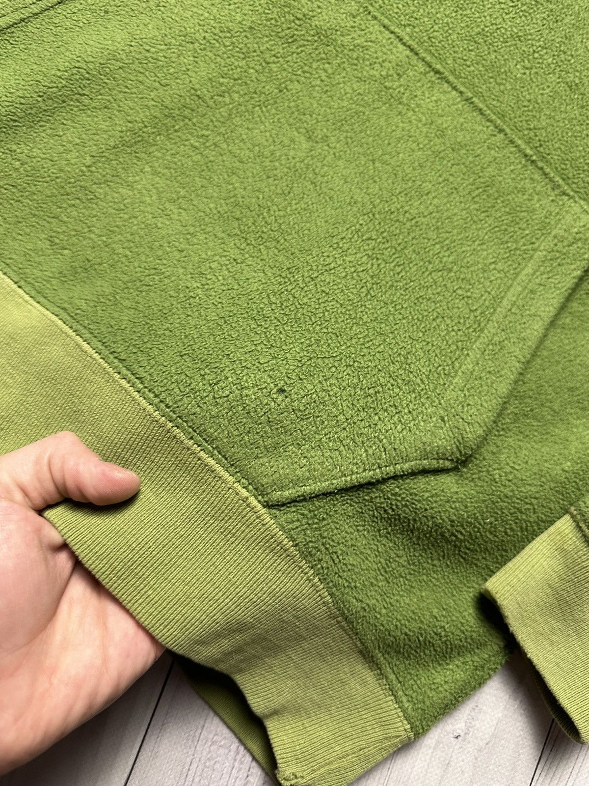 Gap × Vintage Vintage Gap fleece green hoodie size S big logo Size US S / EU 44-46 / 1 - 3 Thumbnail