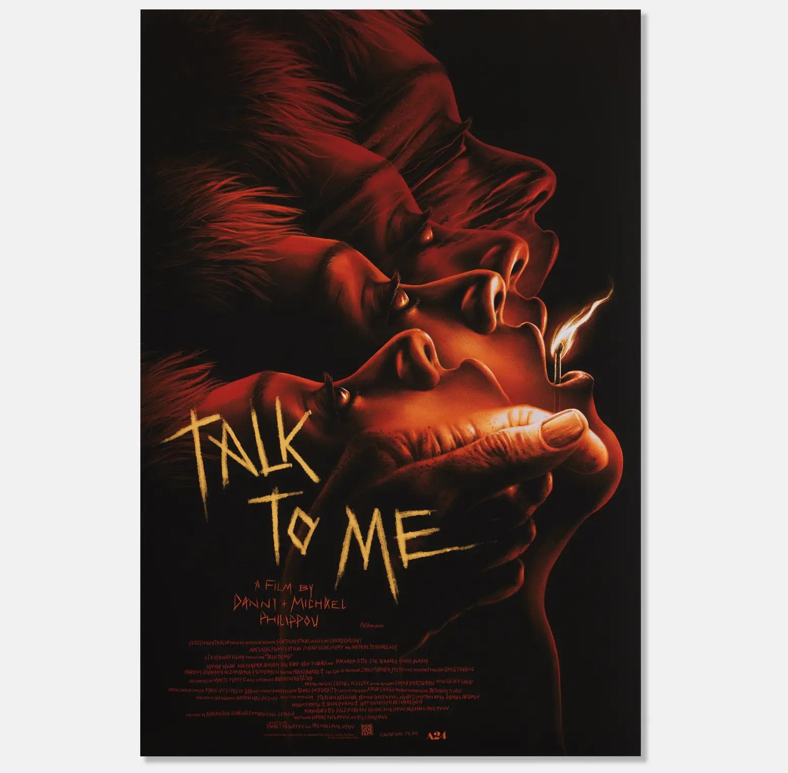 A24 TALK TO ME BY MATT RYAN TOBIN POSTER LIMITED EDITION 1000 Size ONE SIZE - 4 Thumbnail