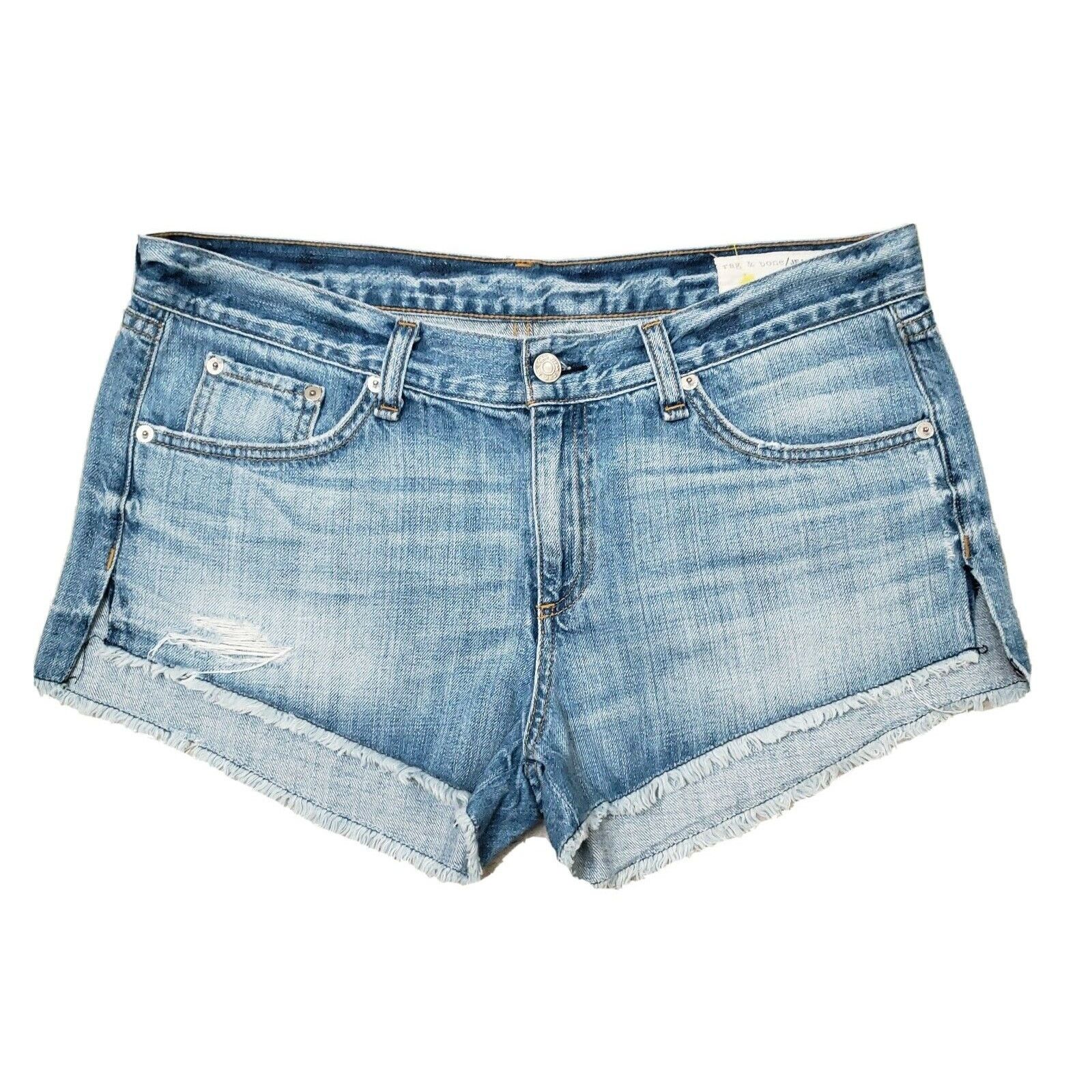 Rag & Bone Rag & Bone Cut Off Jean Denim Shorts La Quinta Size 30 Size 30" / US 8 / IT 44 - 4 Thumbnail