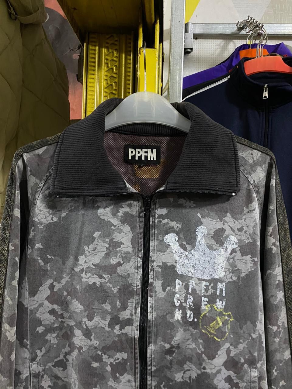 If Six Was Nine × Japanese Brand × PPFM Vintage PPFM Taped Snake Skin Bomber Camo Size US L / EU 52-54 / 3 - 4 Thumbnail