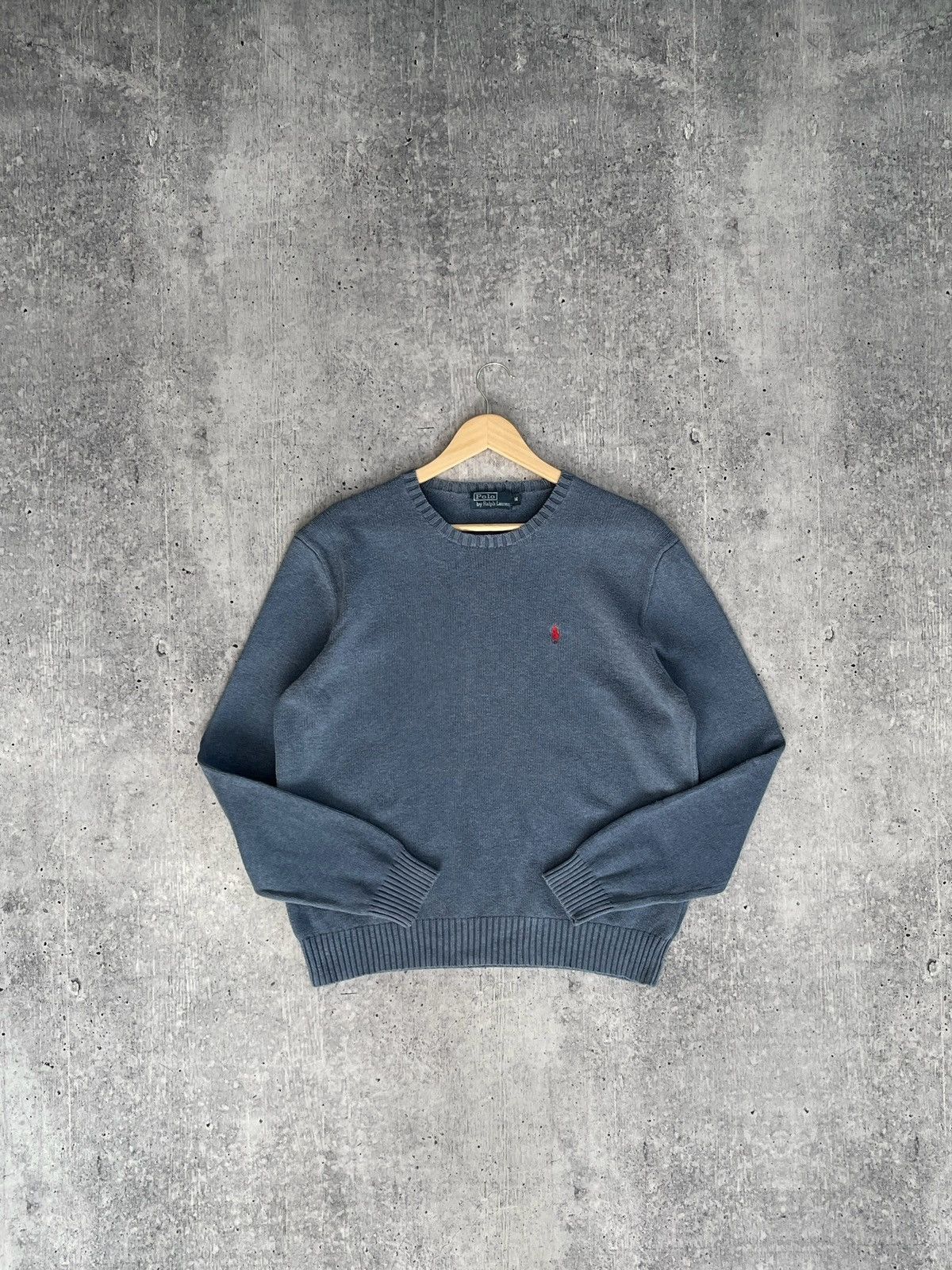 Polo Ralph Lauren × Vintage Polo Ralph Lauren 90S Knited Streetsear Sweater Pullover Size US M / EU 48-50 / 2 - 1 Thumbnail