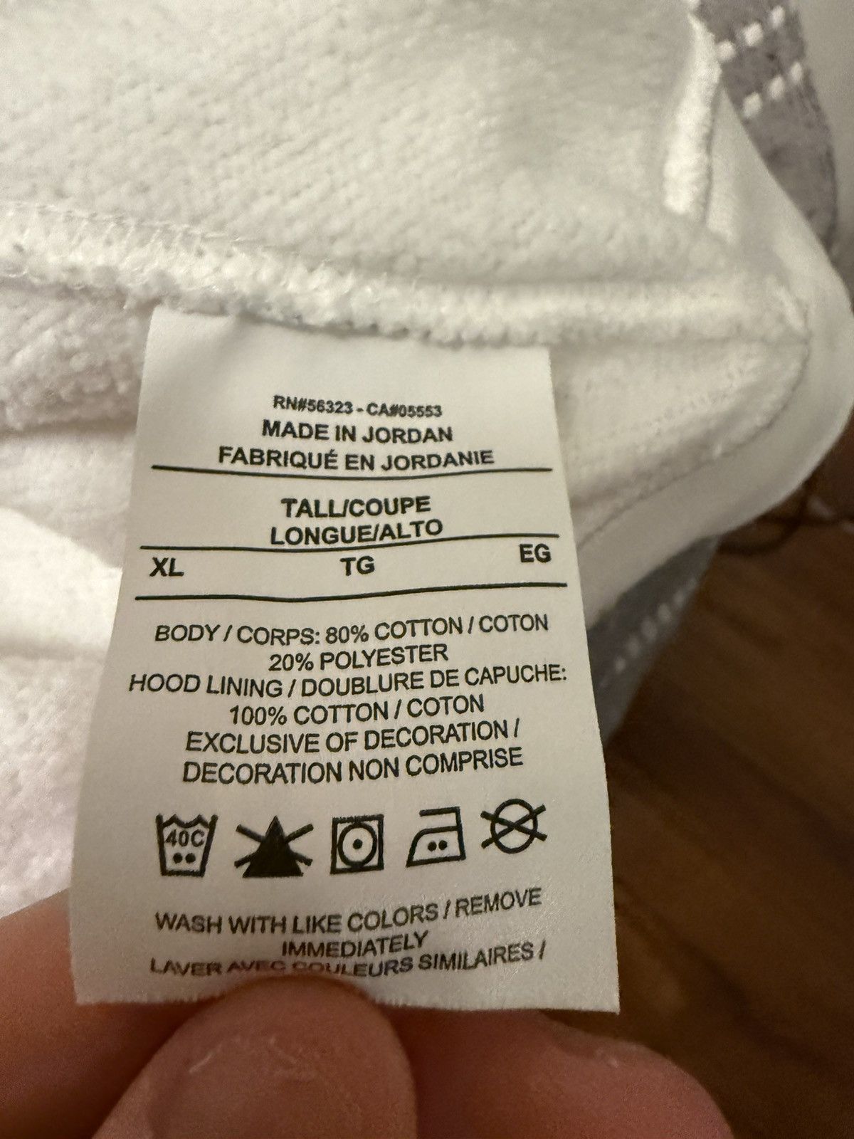 Nike Nike White Hoodie Size XL Size US XL / EU 56 / 4 - 3 Thumbnail
