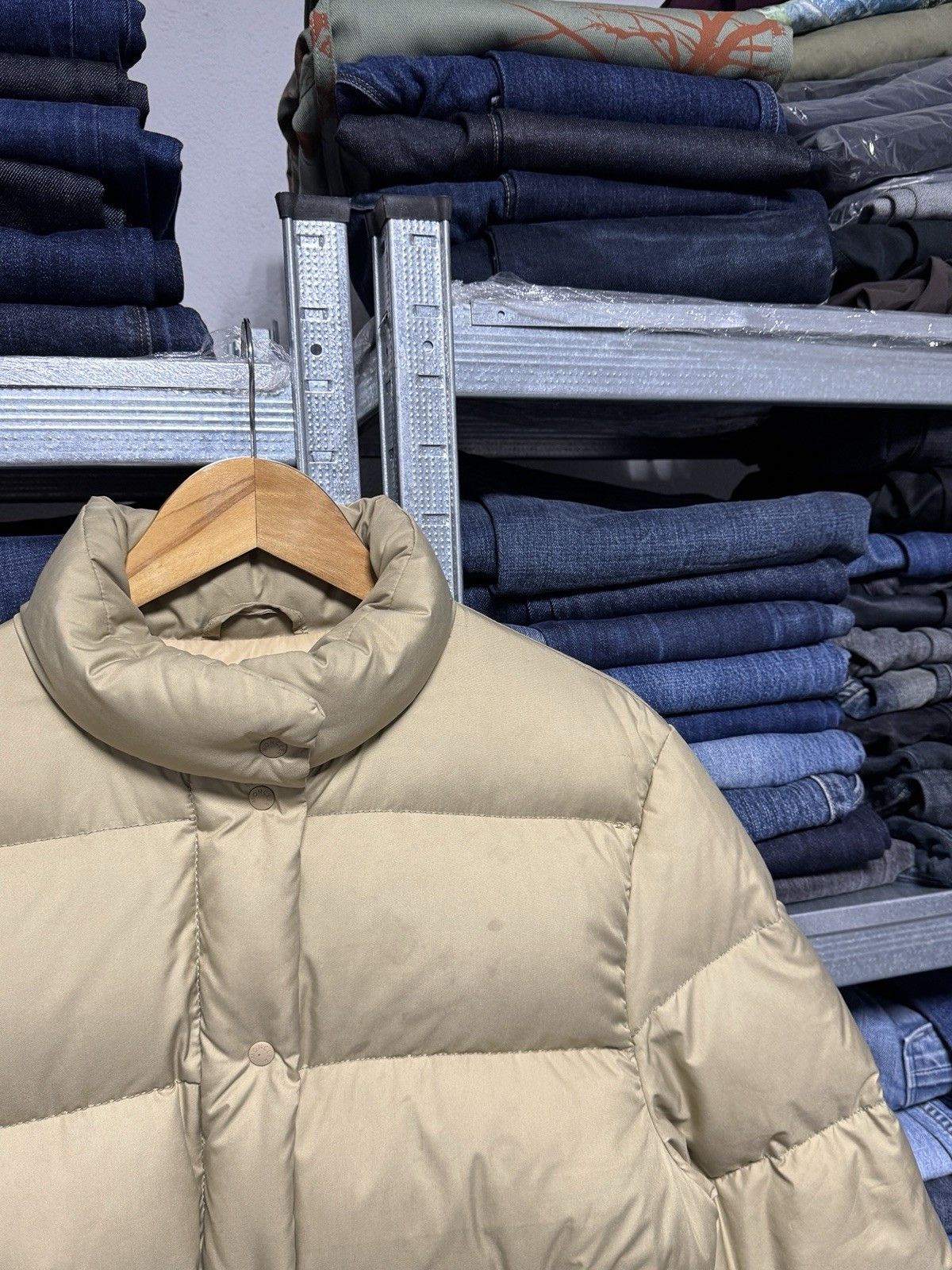 Moncler Vintage MONCLER Down Puffer Womens Bomber Jacket Size 1 Size S / US 4 / IT 40 - 6 Thumbnail