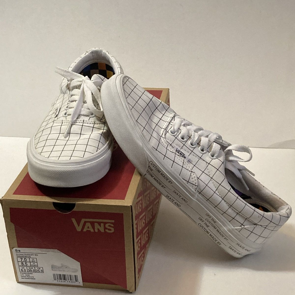 Designer × Vans Vans Classic Era U-Color Grid Shoes Size 7M 8.5W Size US 8.5 / IT 38.5 - 3 Thumbnail