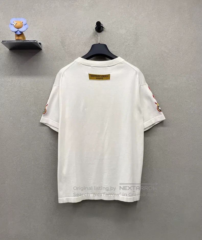 Louis Vuitton Louis Vuitton White flame baseball Logo knit short sleeve Size US S / EU 44-46 / 1 - 2 Thumbnail