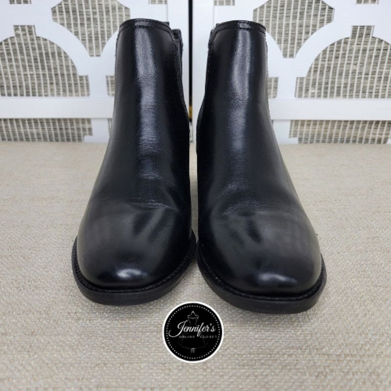 Cole Haan Cole Haan Women's Black Corinne Chelsea Leather Bootie Size US 8.5 / IT 38.5 - 4 Thumbnail
