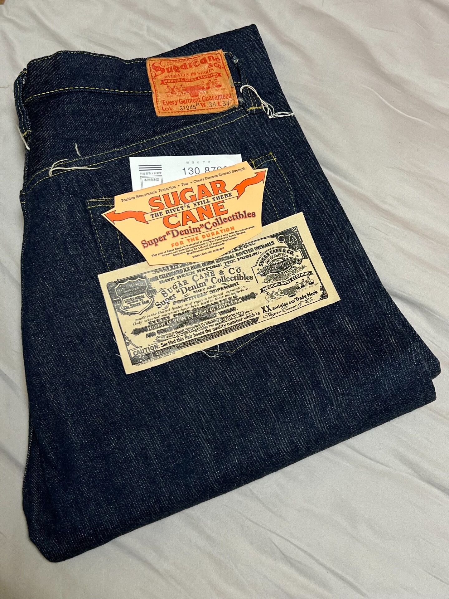 Sugar Cane Sugar Cane 1945 Straight Denim Jeans Size US 34 / EU 50 - 1 Thumbnail