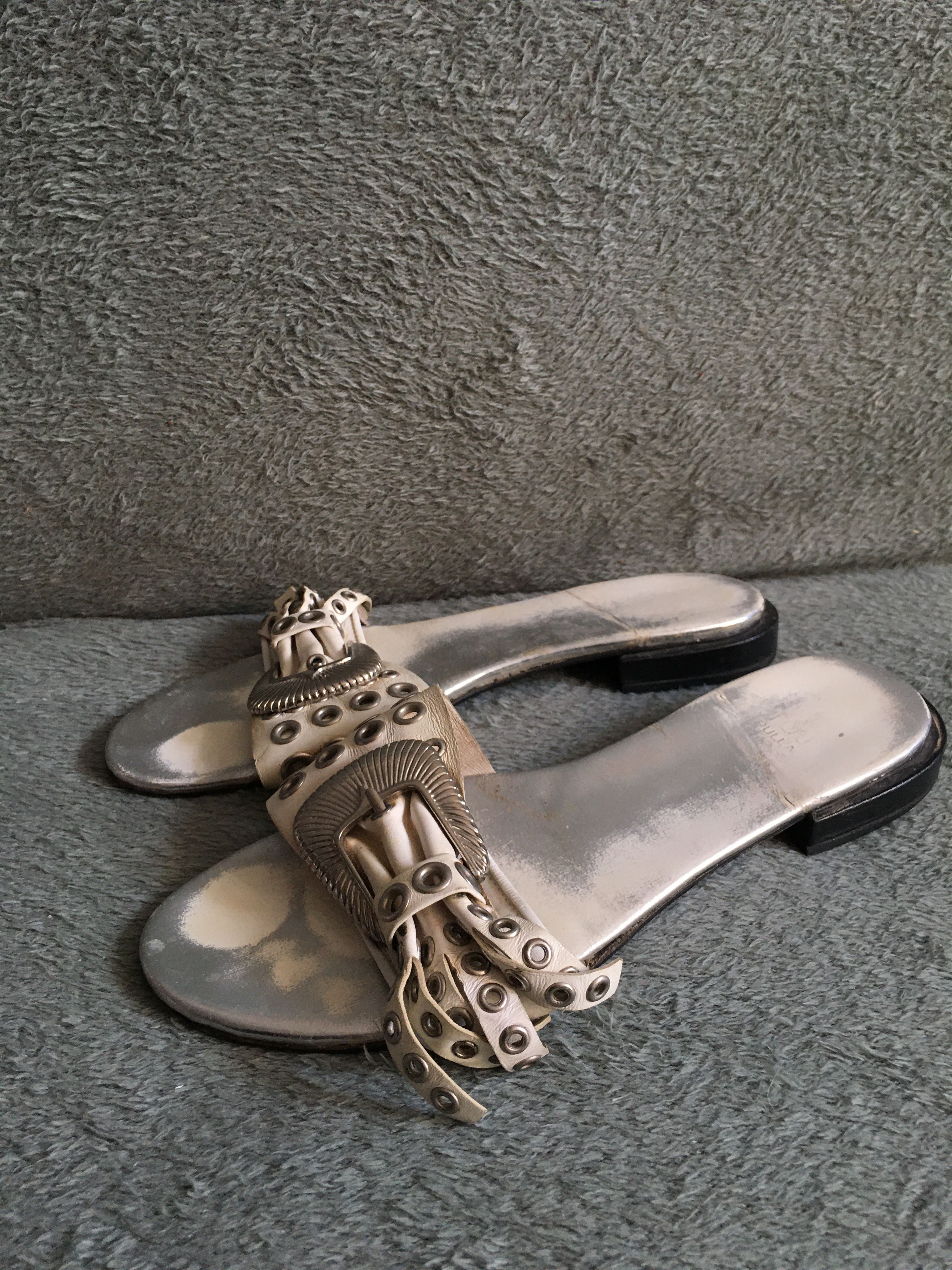 Toga Pulla Toga Pulla Leather Sandals Metal Studded EU 38 Size US 8 / IT 38 - 2 Thumbnail