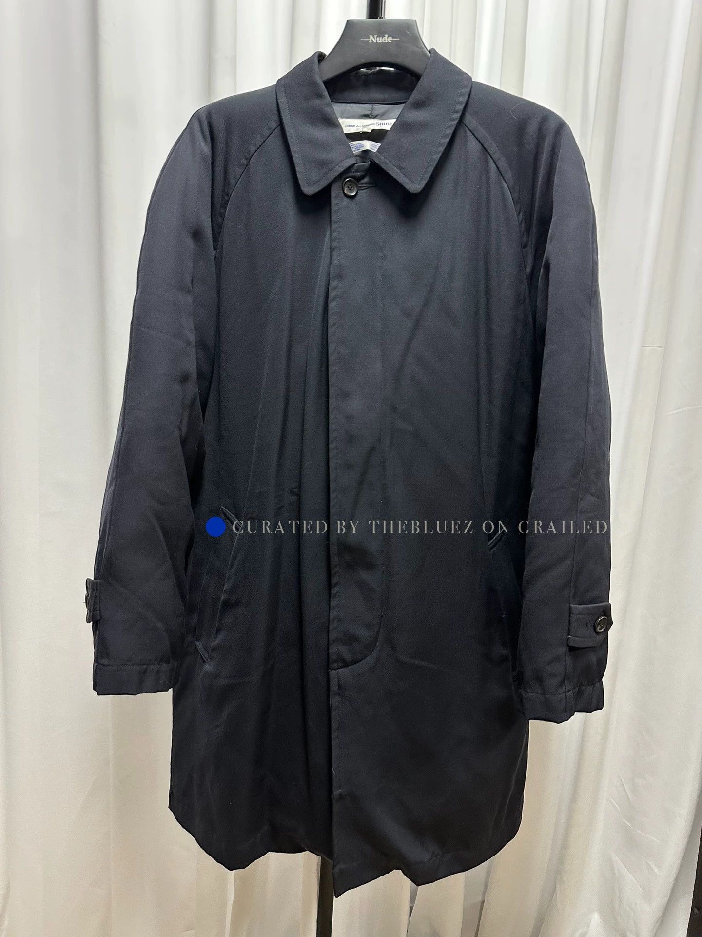 Comme des Garcons SHIRT Vintage Wool Down Coat in Black Size US M / EU 48-50 / 2 - 1 Thumbnail