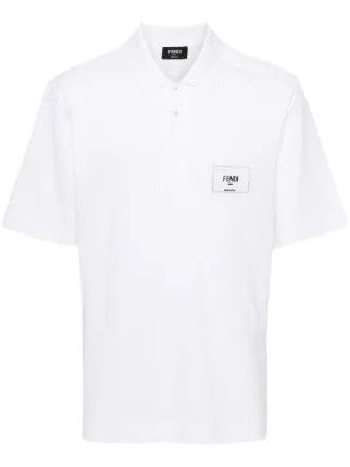Fendi o1s1wg111025 Polo Shirt in White Size US S / EU 44-46 / 1 - 1 Preview