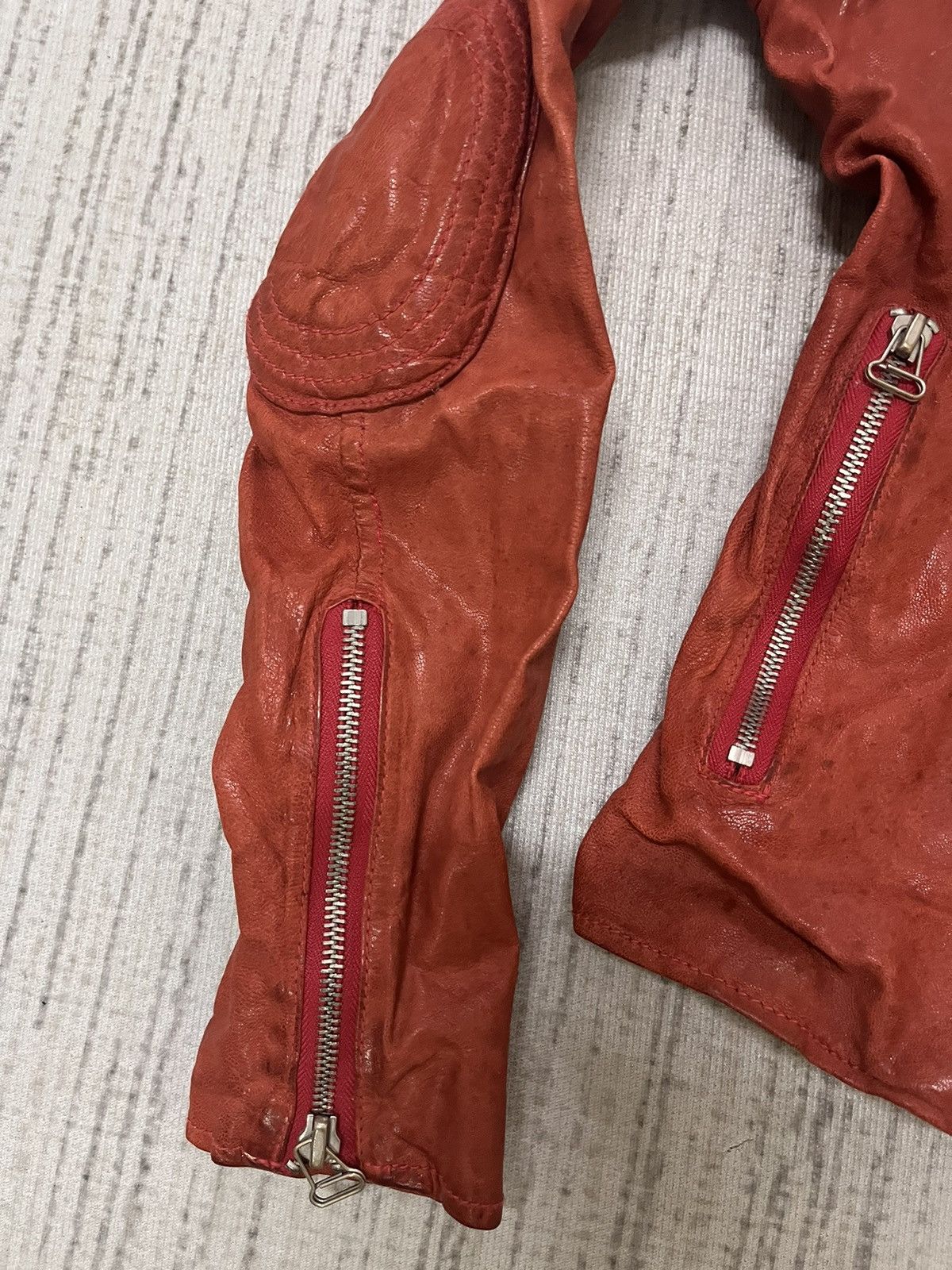 MOUSSY Mousy goat skin rider leather jacket Size ONE SIZE - 3 Thumbnail