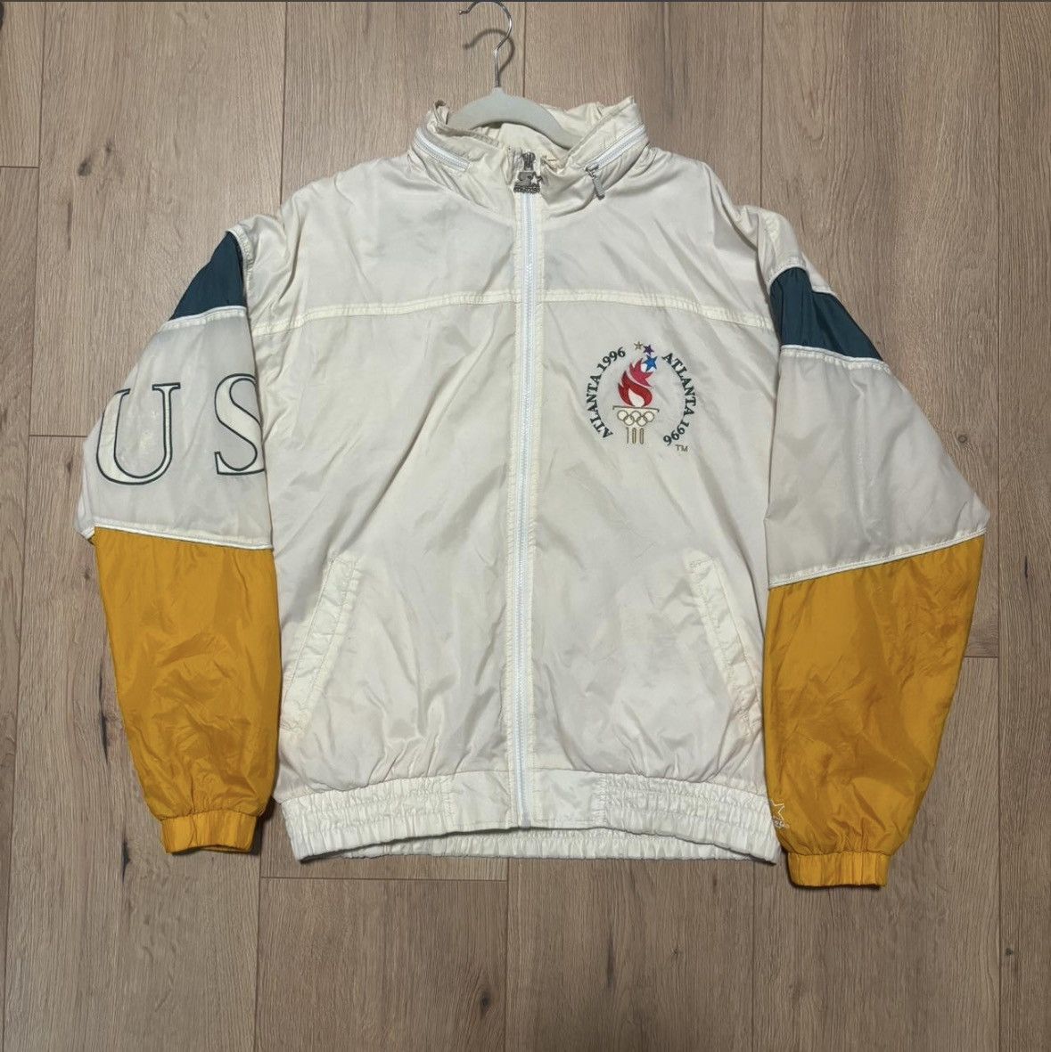 Starter Rare vintage 1996 Atlanta olympics windbreaker Size US L / EU 52-54 / 3 - 1 Thumbnail