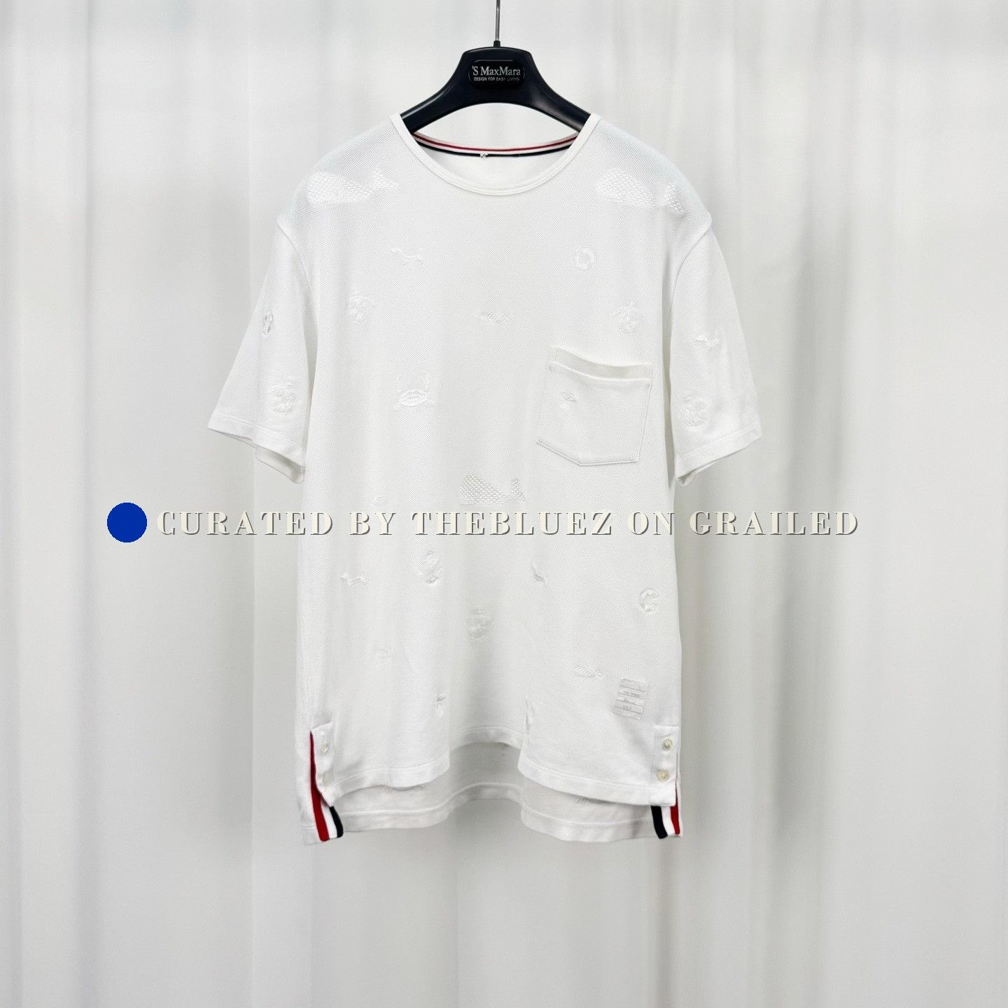 Thom Browne Thom Browne Embroidered Striped Short-Sleeve Size US XL / EU 56 / 4 - 1 Thumbnail