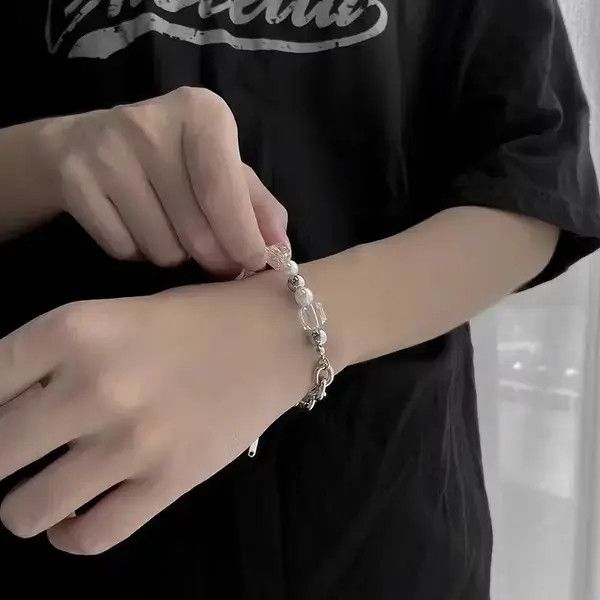 Japanese Brand Quartz Gemstone Beaded Bracelet Size ONE SIZE - 1 Thumbnail