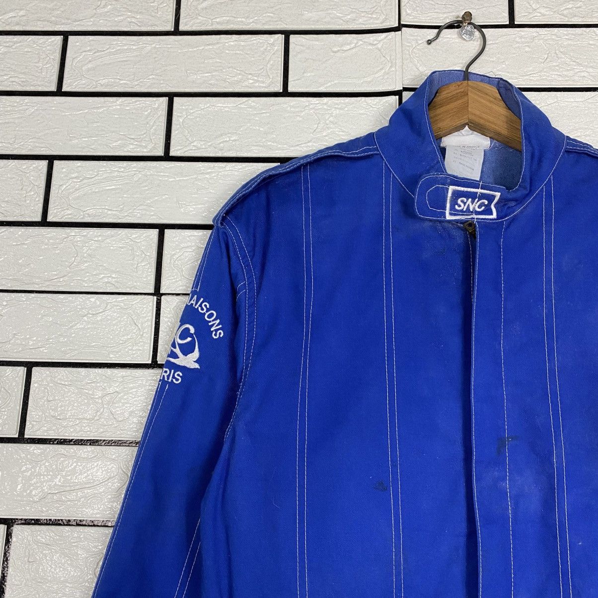 Japanese Brand Combinaisons SNC Paris Coverall Racing Big Logo Made France Size US 32 / EU 48 - 9 Thumbnail