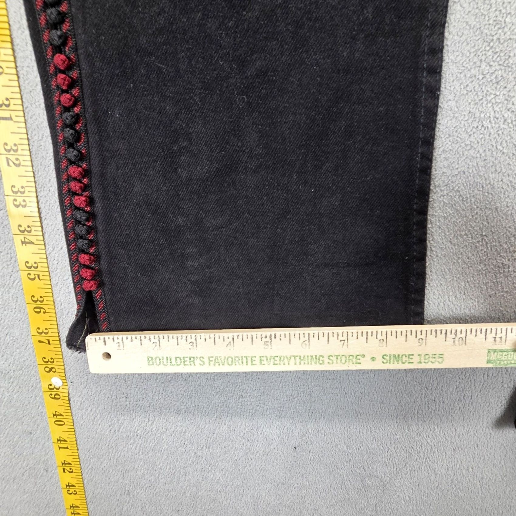 Levi's Levi's 501 Jeans Mens Black Straight USA Vintage 90s 28x29 Modified Fits 31 Inseam 34 Pockets Embroidered Denim Button Closure Mens Size US 31 - 5 Thumbnail