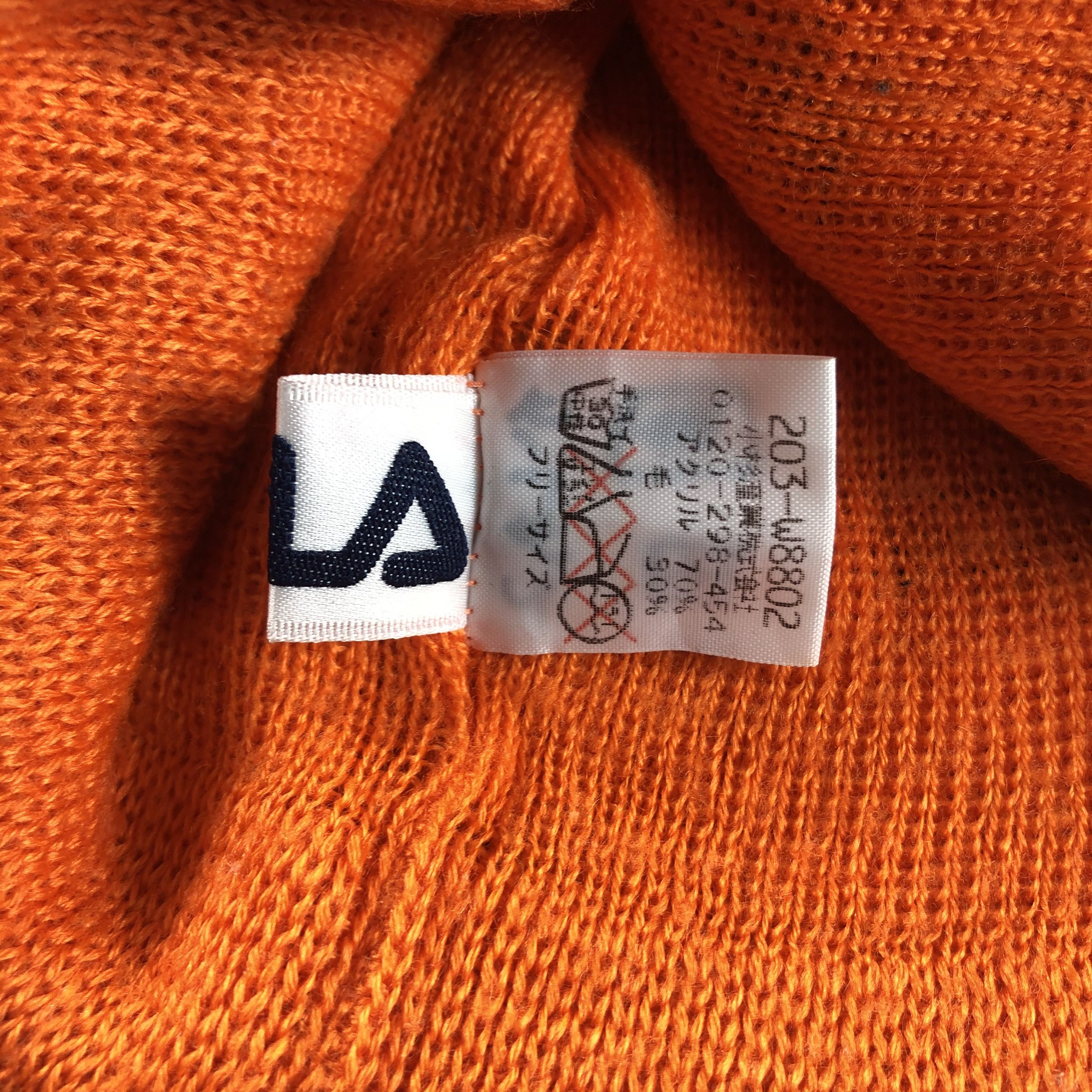 Fila × Vintage Fila Stripe Beanie Snow Hat Snow Cap -D039 Size ONE SIZE - 5 Thumbnail