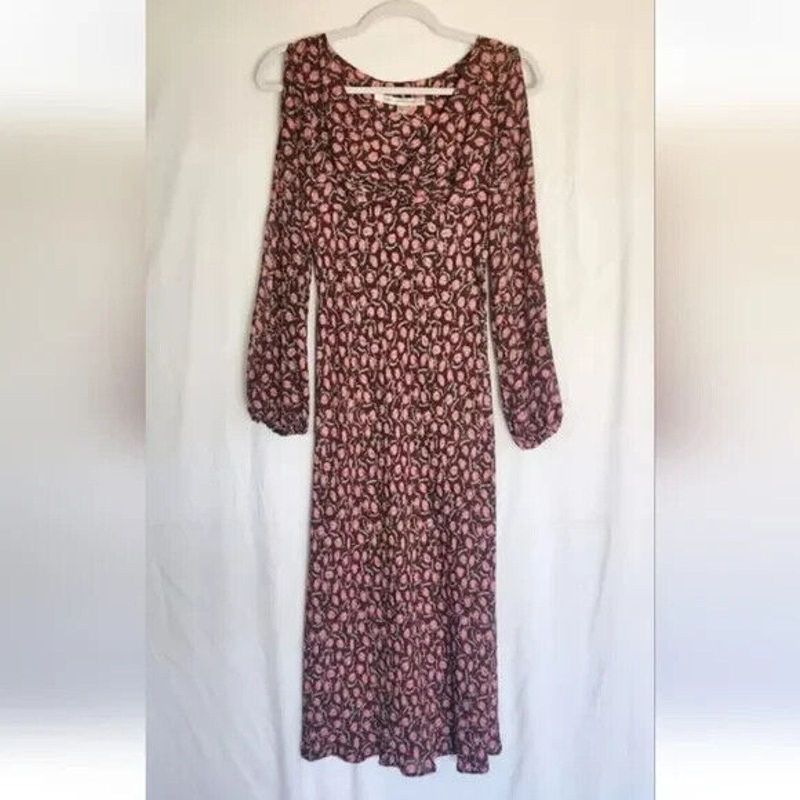 Diane von Furstenberg Vintage Diane Von Furstenberg 100% Silk Dress US 2 4 Pink Size S / US 4 / IT 40 - 2 Thumbnail
