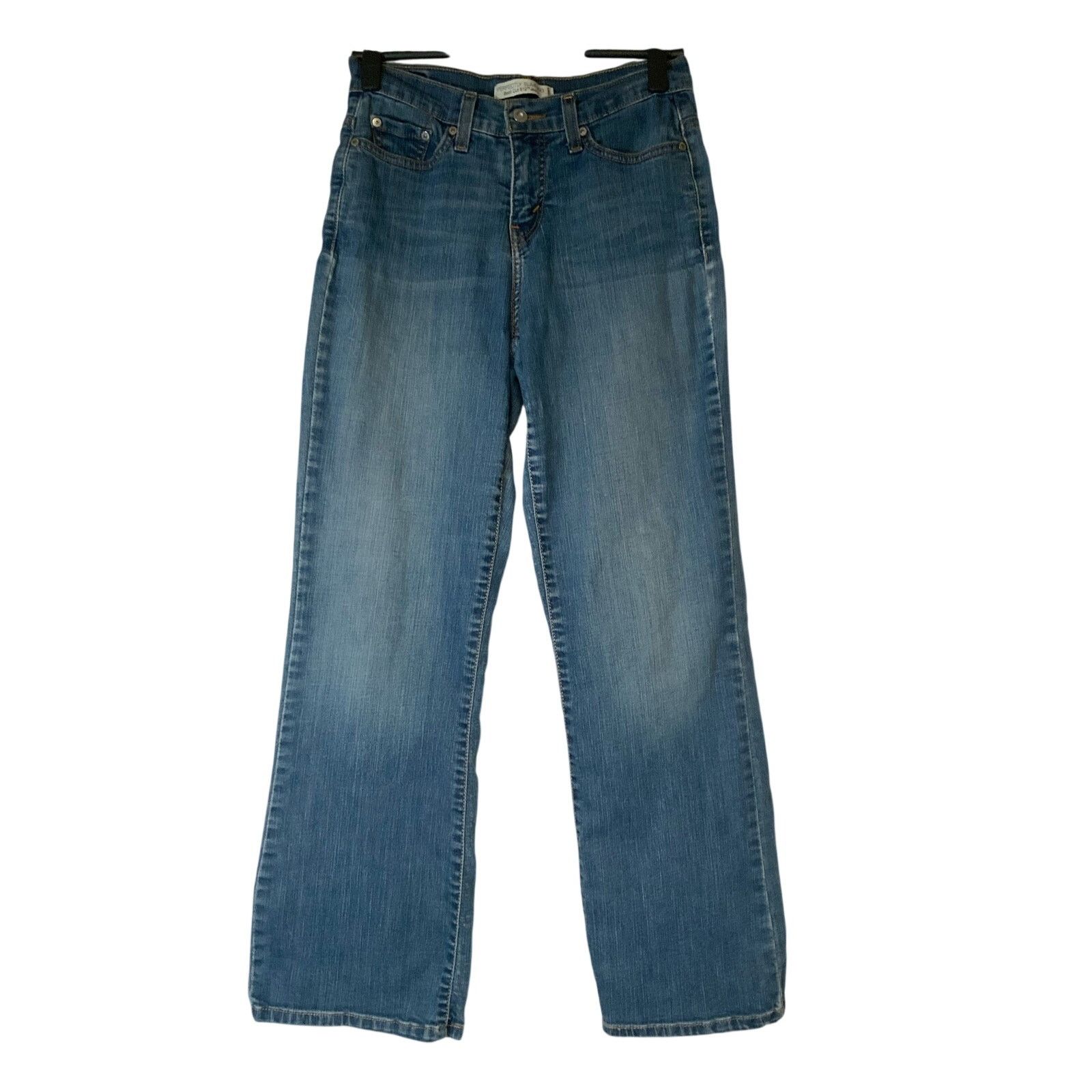 Unknown London Levi Strauss Co 512 Perfectly Slimming Boot Cut Denim Jeans Size 27" / US 4 / IT 40 - 1 Thumbnail
