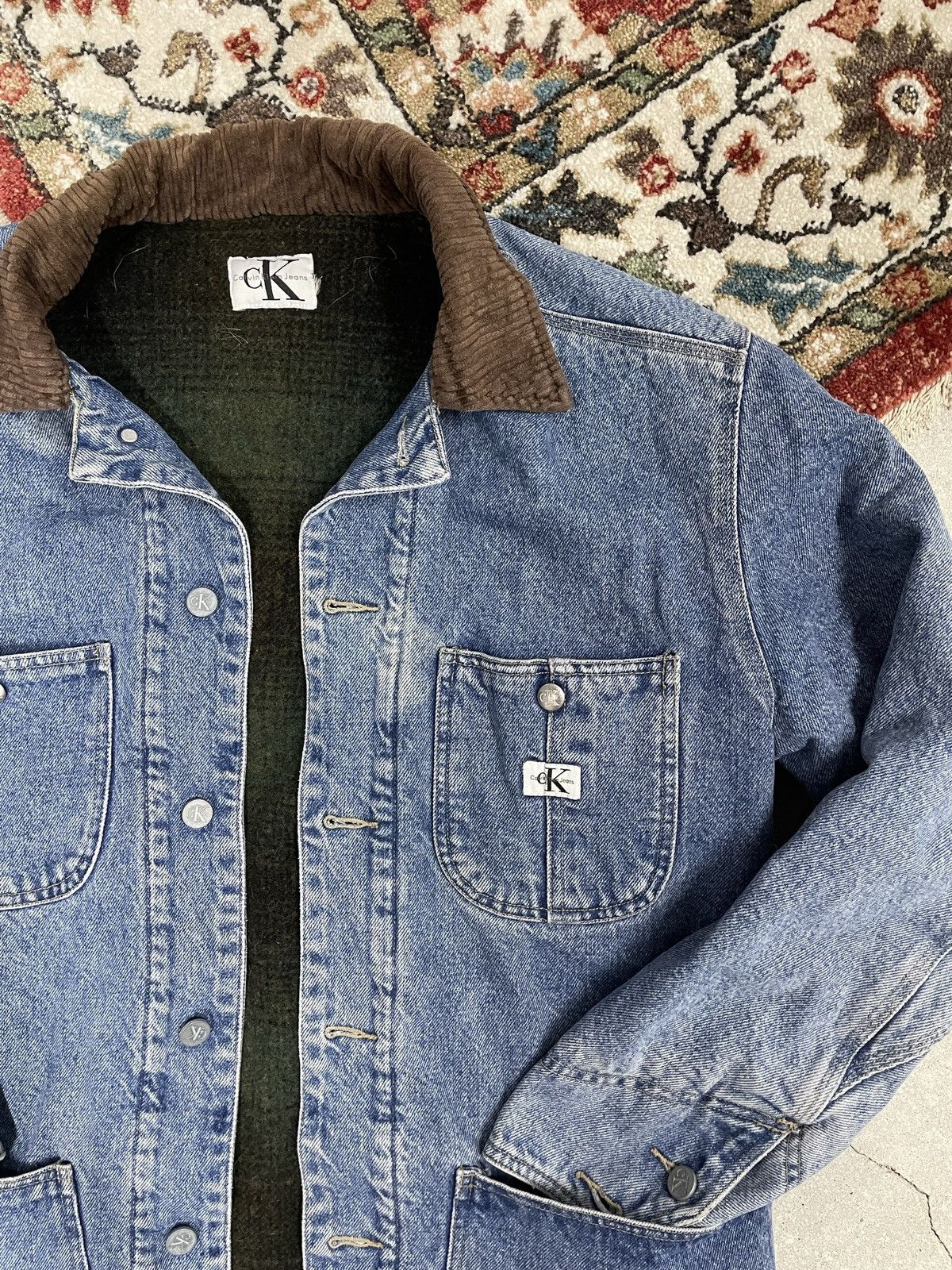 Calvin Klein × Vintage Vintage Calvin Klein denim jacket jeans coach Size US L / EU 52-54 / 3 - 6 Thumbnail