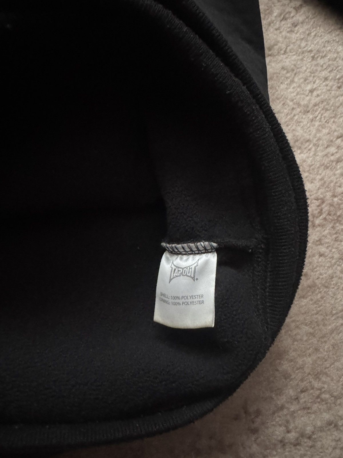 Tapout Tapout vintage y2k zip hoodie spellout L black boxy Size US L / EU 52-54 / 3 - 5 Thumbnail