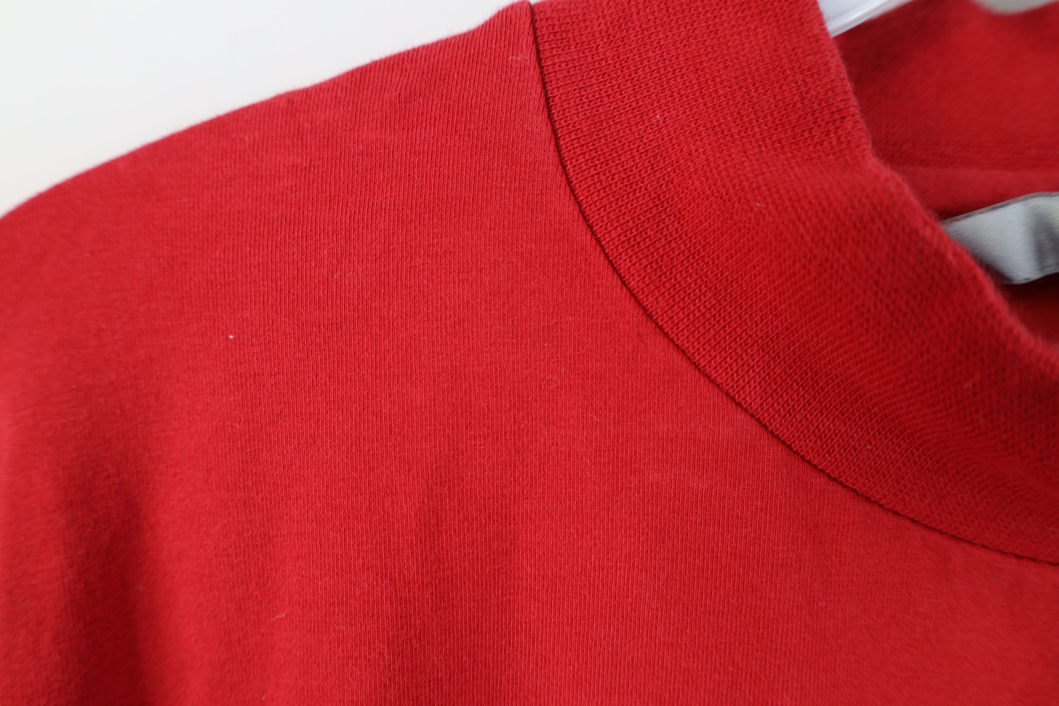 Nike Vintage Nike Mini Swoosh Mock Neck Long Sleeve T-Shirt Red Size US L / EU 52-54 / 3 - 6 Thumbnail