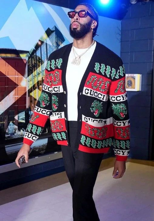 Gucci GucciColor-blocked knitted wool cardigan jacket 2503-Nextar Size US M / EU 48-50 / 2 - 7 Thumbnail