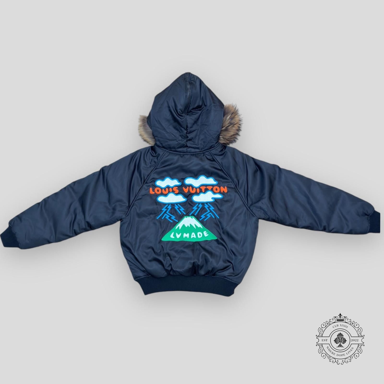 Louis Vuitton Louis Vuitton X Nigo Mountain Aviator Fur Hood Jacket Size US XL / EU 56 / 4 - 2 Thumbnail