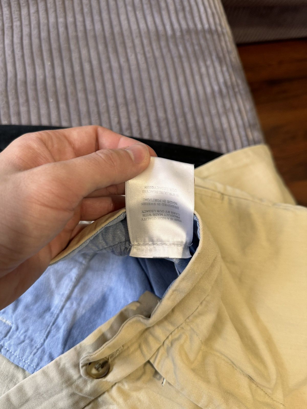 Our Legacy Our Legacy Suit Pants/Trousers Beige Chino Pants size L Hype Size US 32 / EU 48 - 13 Thumbnail
