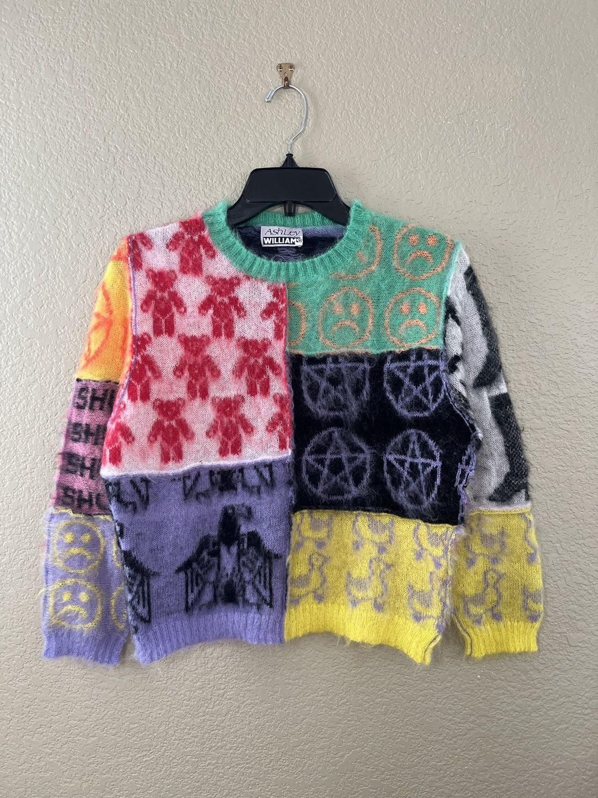 Ashley Williams Ashley Williams Patchwork Knit Sweater Size S / US 4 / IT 40 - 1 Thumbnail
