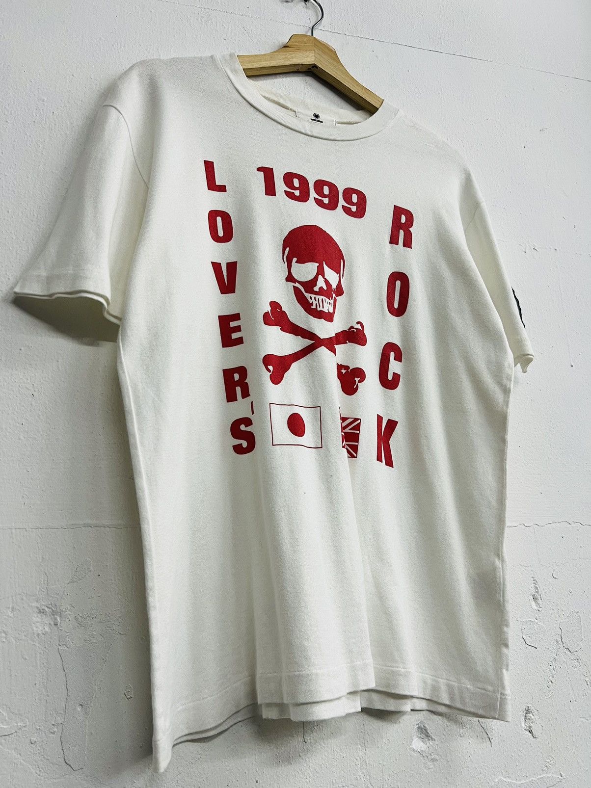 Hysteric Glamour VINTAGE 1999 SUPERLOVERS LOVERS ROCK SKULL TEE Size US L / EU 52-54 / 3 - 5 Thumbnail