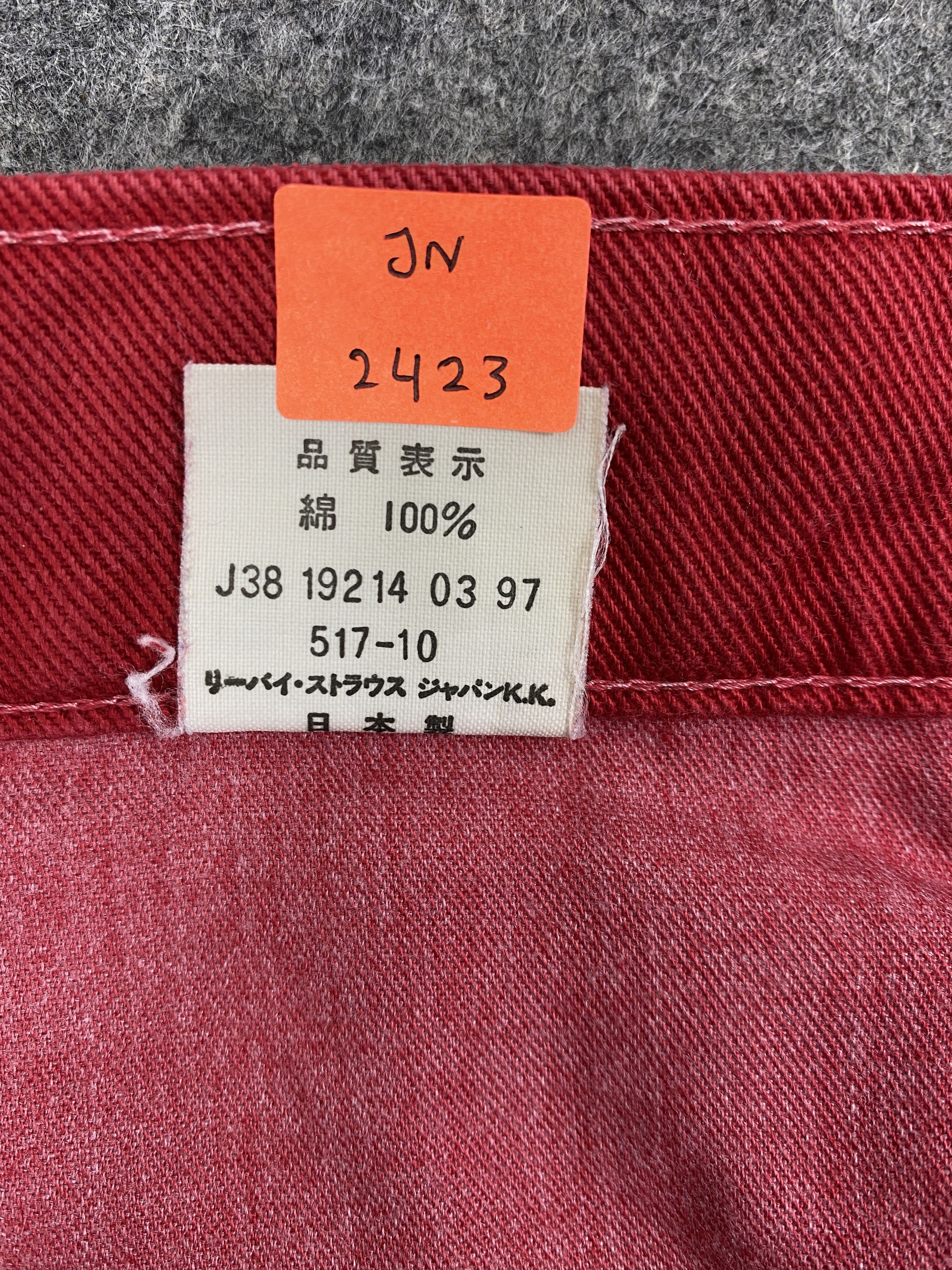 Levi's Red Vintage Levi's 517 Flare Bootcut 32x27 Denim -JN2423 Size US 32 / EU 48 - 9 Thumbnail
