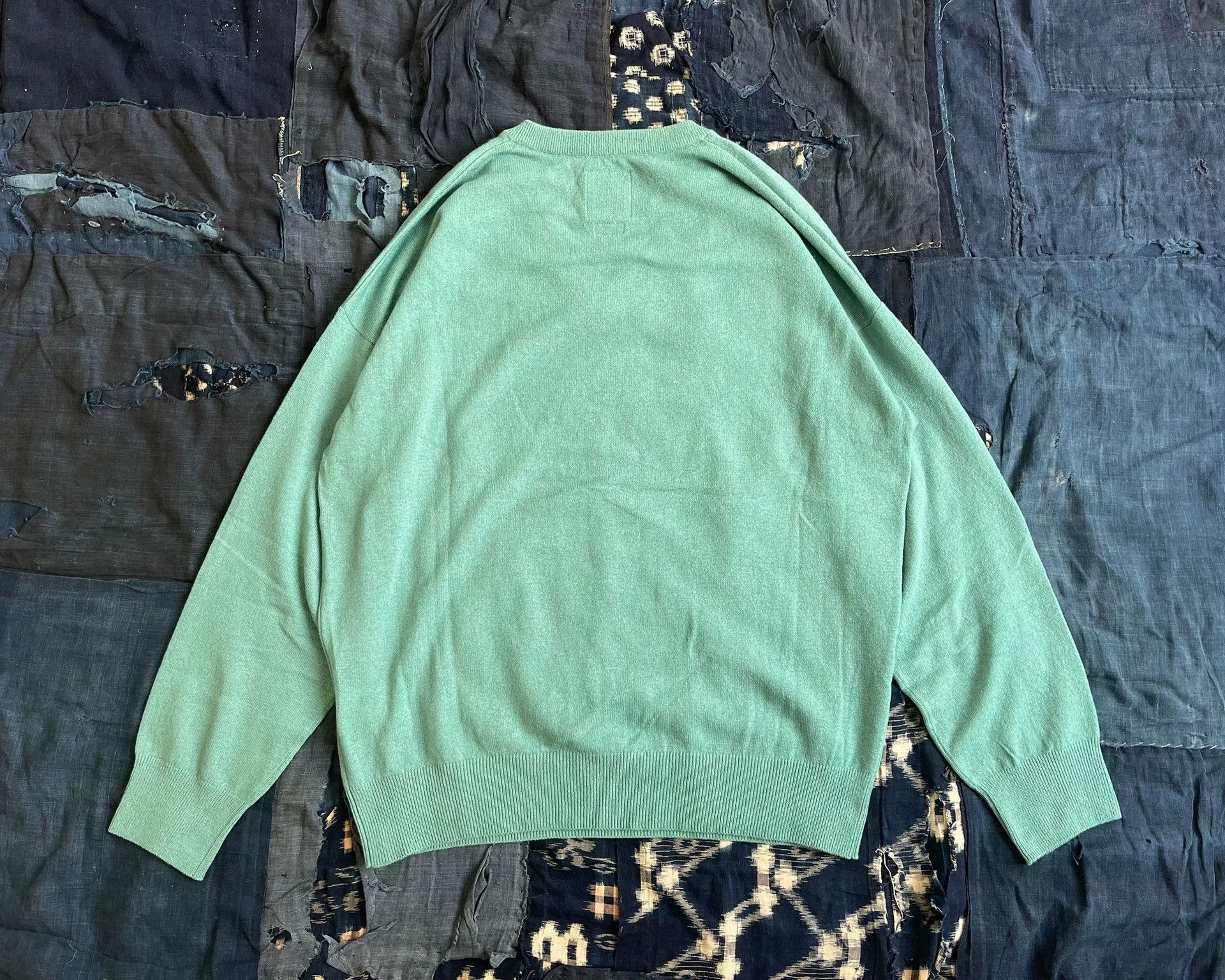 Visvim VISVIM 24AW Selmer V-Neck Cashmere Knit - Light Green Size US L / EU 52-54 / 3 - 2 Thumbnail