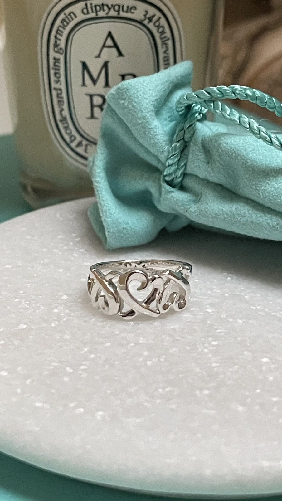 Tiffany & Co. TIFFANY & Co. Picasso Triple Heart Silver Ring Size 5.25NEW Size ONE SIZE - 2 Thumbnail
