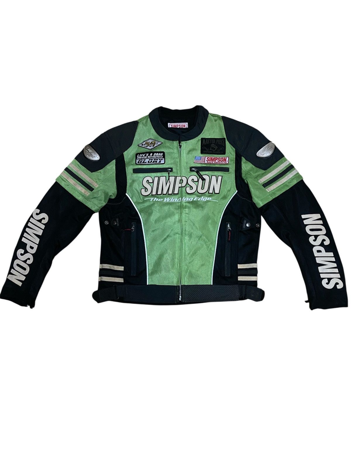 Sports Specialties Vintage 90s Simpson The Winning Edge Racing Suit Jacket Size US M / EU 48-50 / 2 - 1 Thumbnail