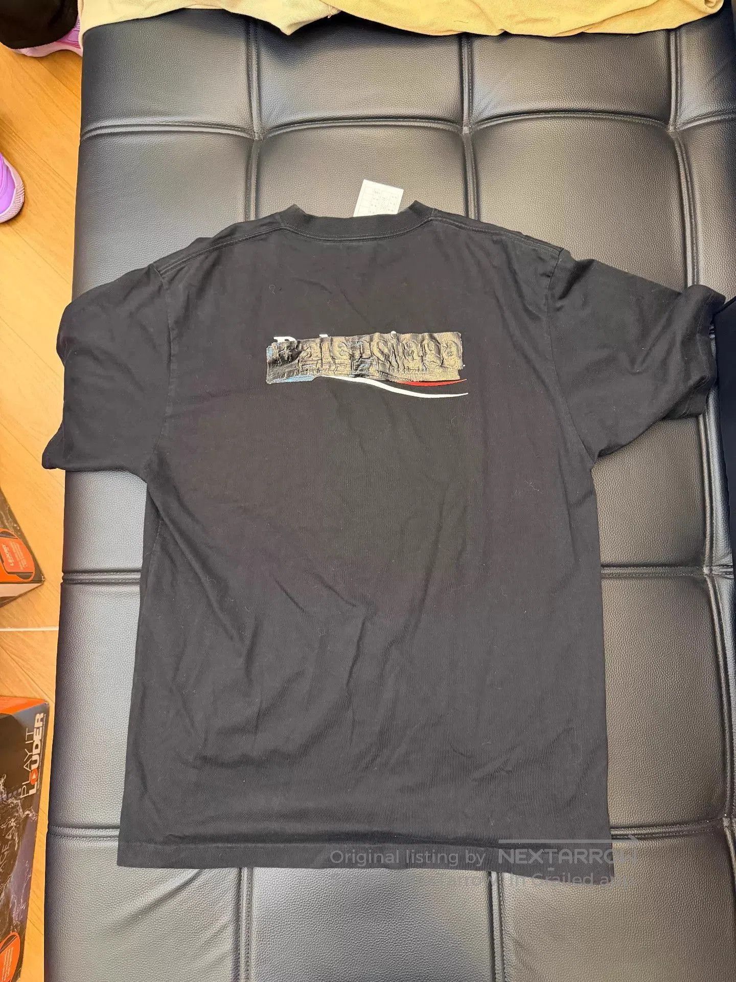 Balenciaga Black Short-Sleeve Graphic Tee - XXS. Size US XXS / EU 40 - 2 Thumbnail