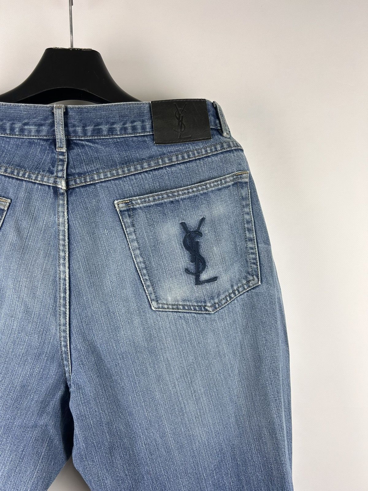 Vintage × Yves Saint Laurent 40x32 YSL Jeans Denim Pants Blue 