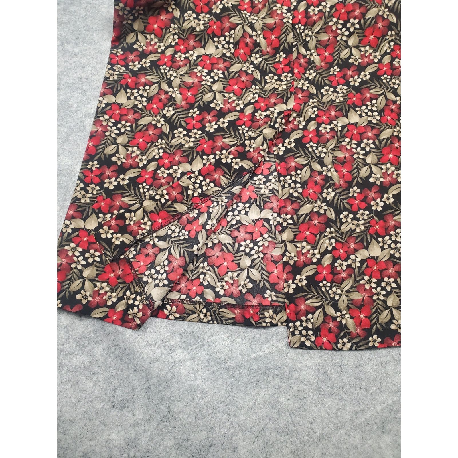 Other × Vintage Women's Vintage Sag Harbor M Petite Red Floral Skirt Boho Size 30" / US 8 / IT 44 - 7 Thumbnail
