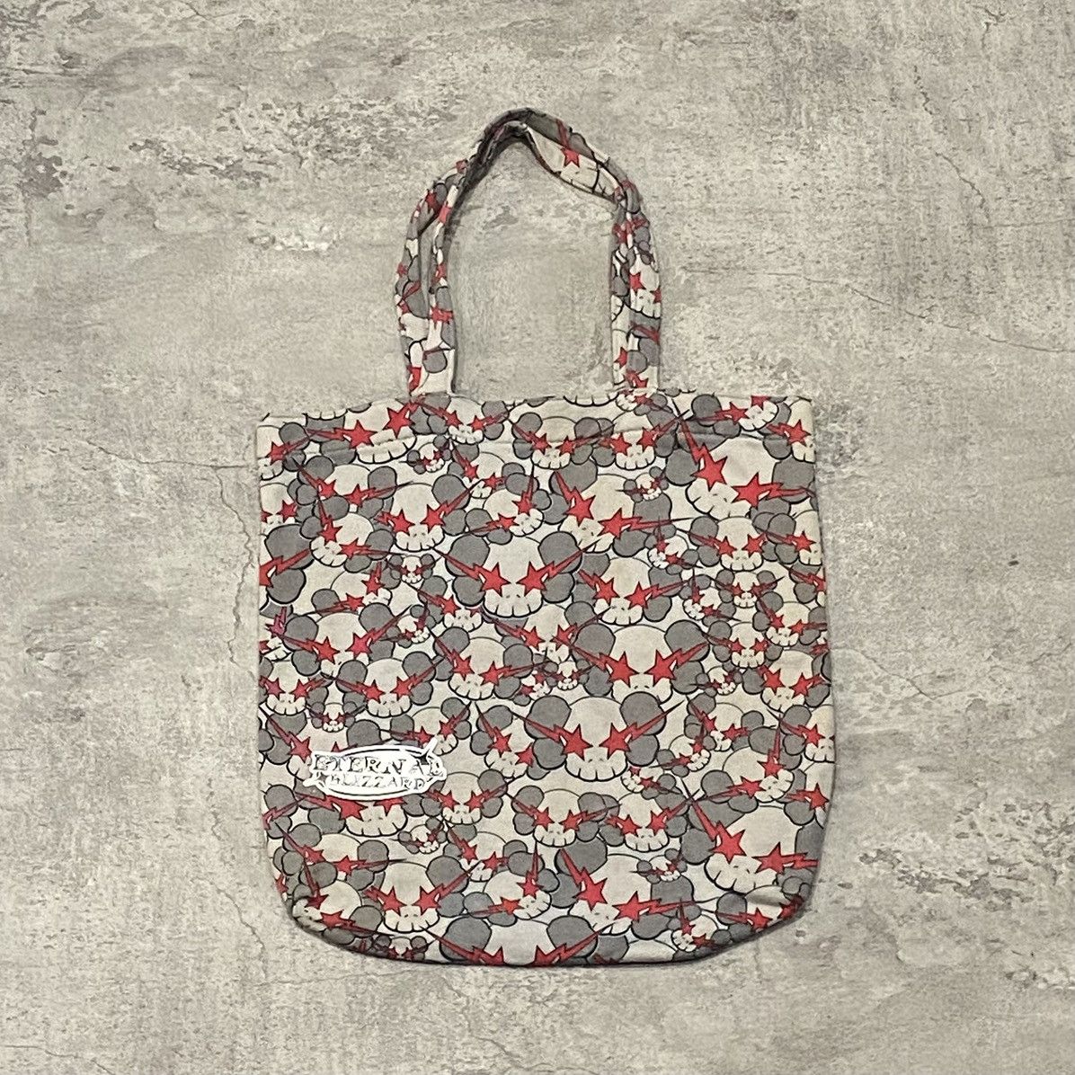 Bape × Kaws Bape X Kaws Gray Skull Sta Tote Bag Size ONE SIZE - 1 Thumbnail