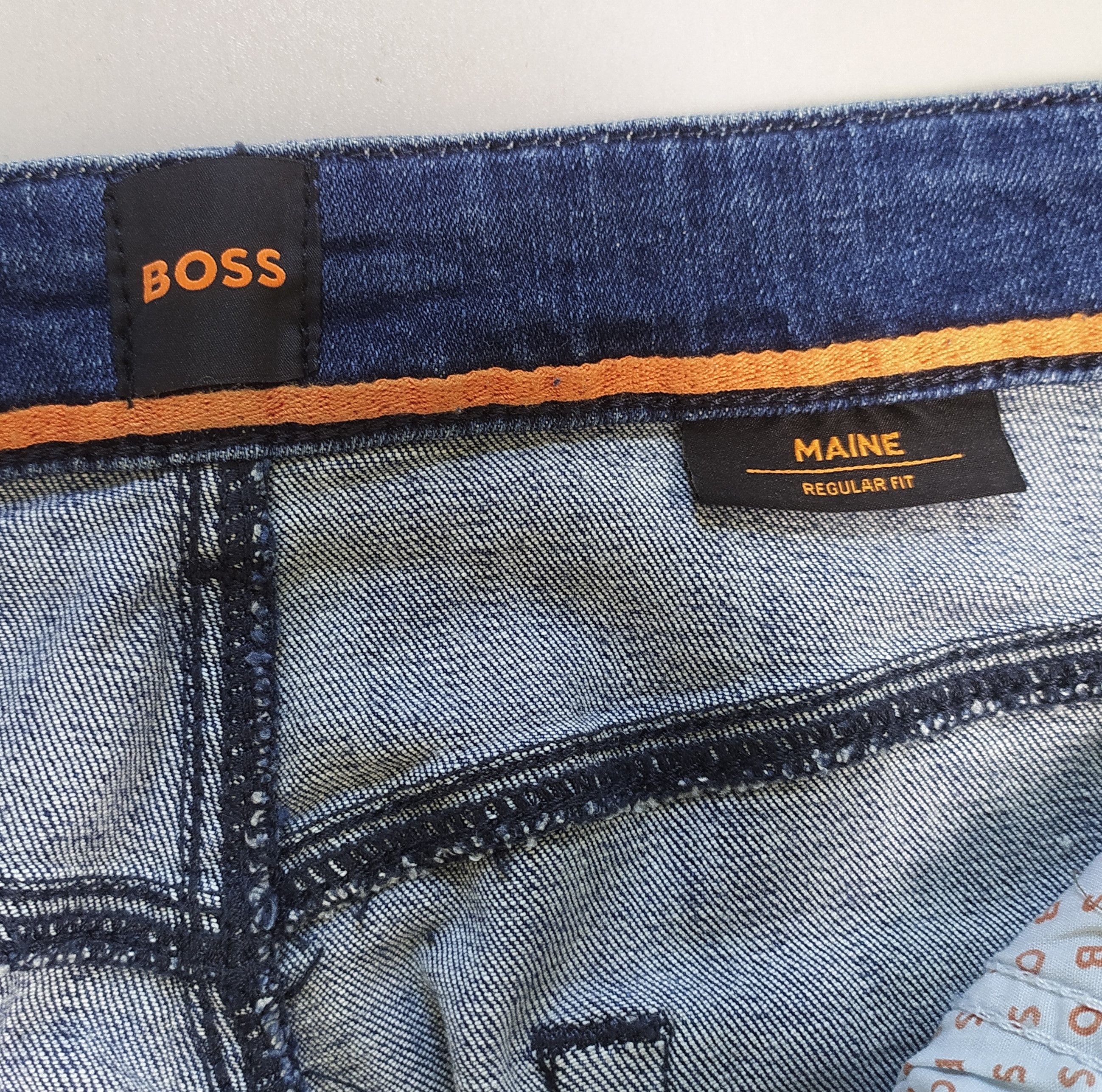 Hugo Boss HUGO BOSS MAINE Regular Fit Jeans FREE SHIPPING T/6033 Size US 36 / EU 52 - 9 Thumbnail