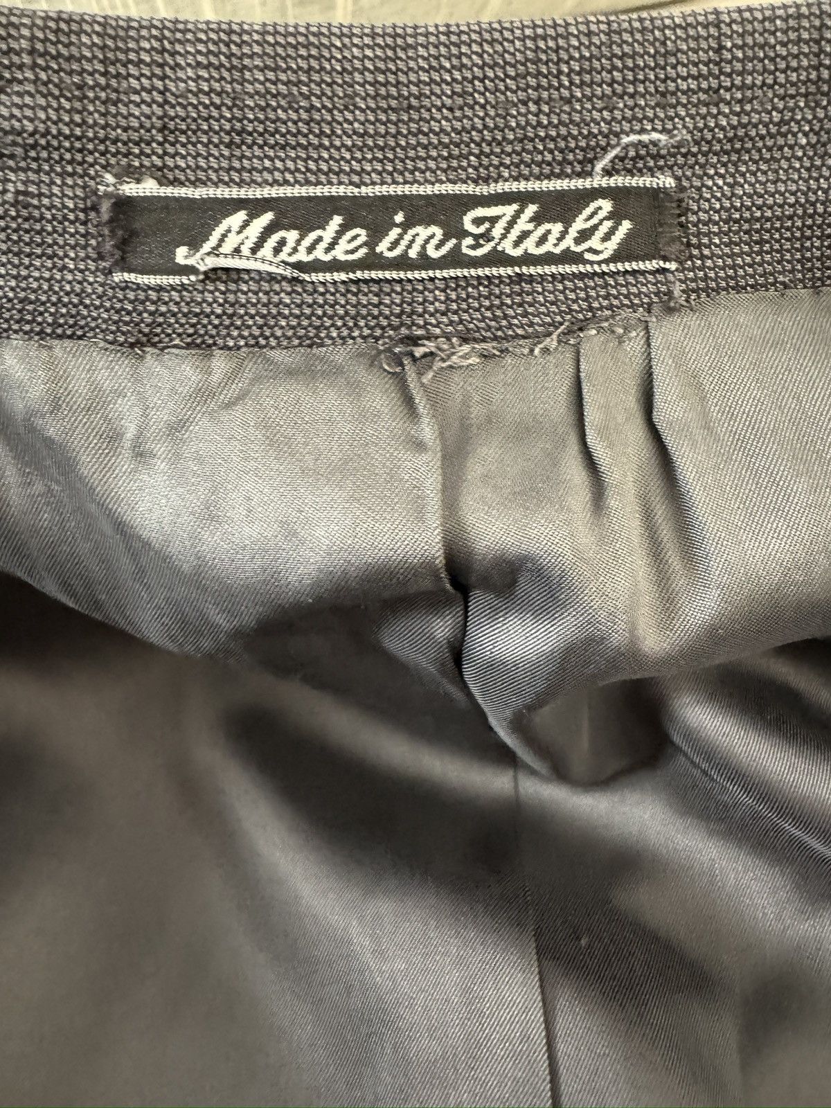 Bergdorf Goodman × Valentino Valentino Made In Italy DB Peak Lapel Wool Suit in Grey 40L Size 40L - 12 Thumbnail