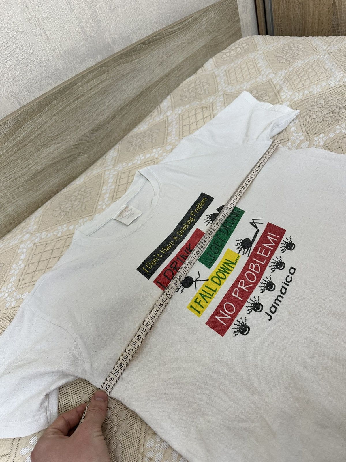 Japanese Brand 🔥 Vintage 90s Drink Humor Jamaica Funny Souvenir T Shirt Size US S / EU 44-46 / 1 - 10 Thumbnail