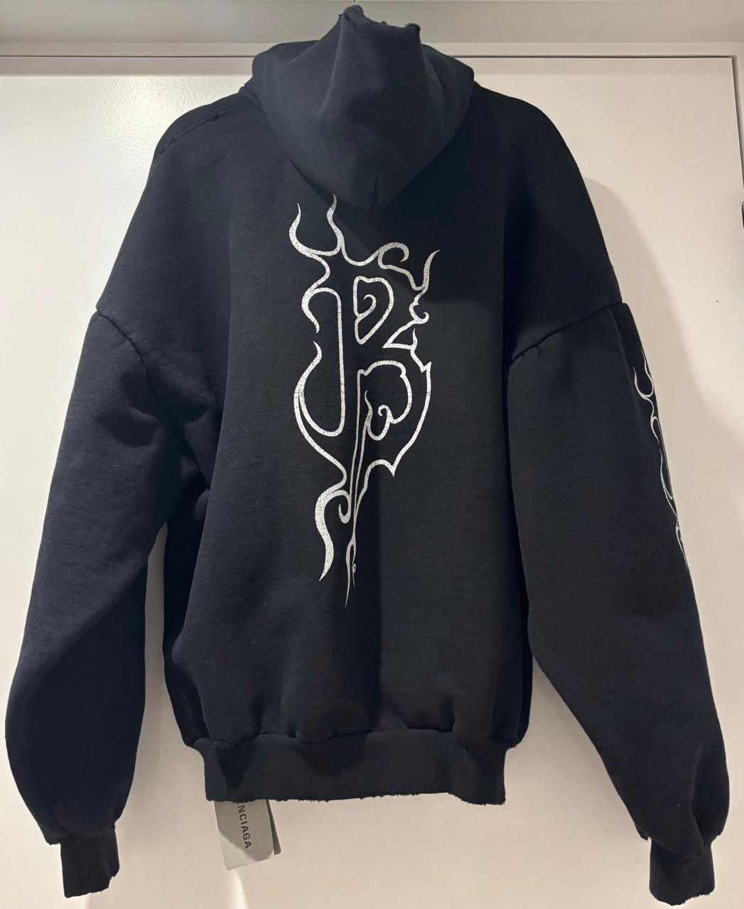 Balenciaga Balenciaga Darkwave Round Hoodie Oversized Size US M / EU 48-50 / 2 - 4 Thumbnail