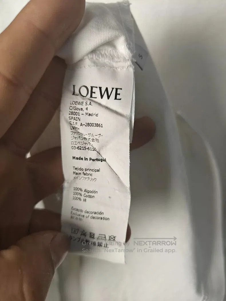 Loewe LOEWE Logo Short Sleeve T-shirt - dmc. Size US M / EU 48-50 / 2 - 3 Thumbnail