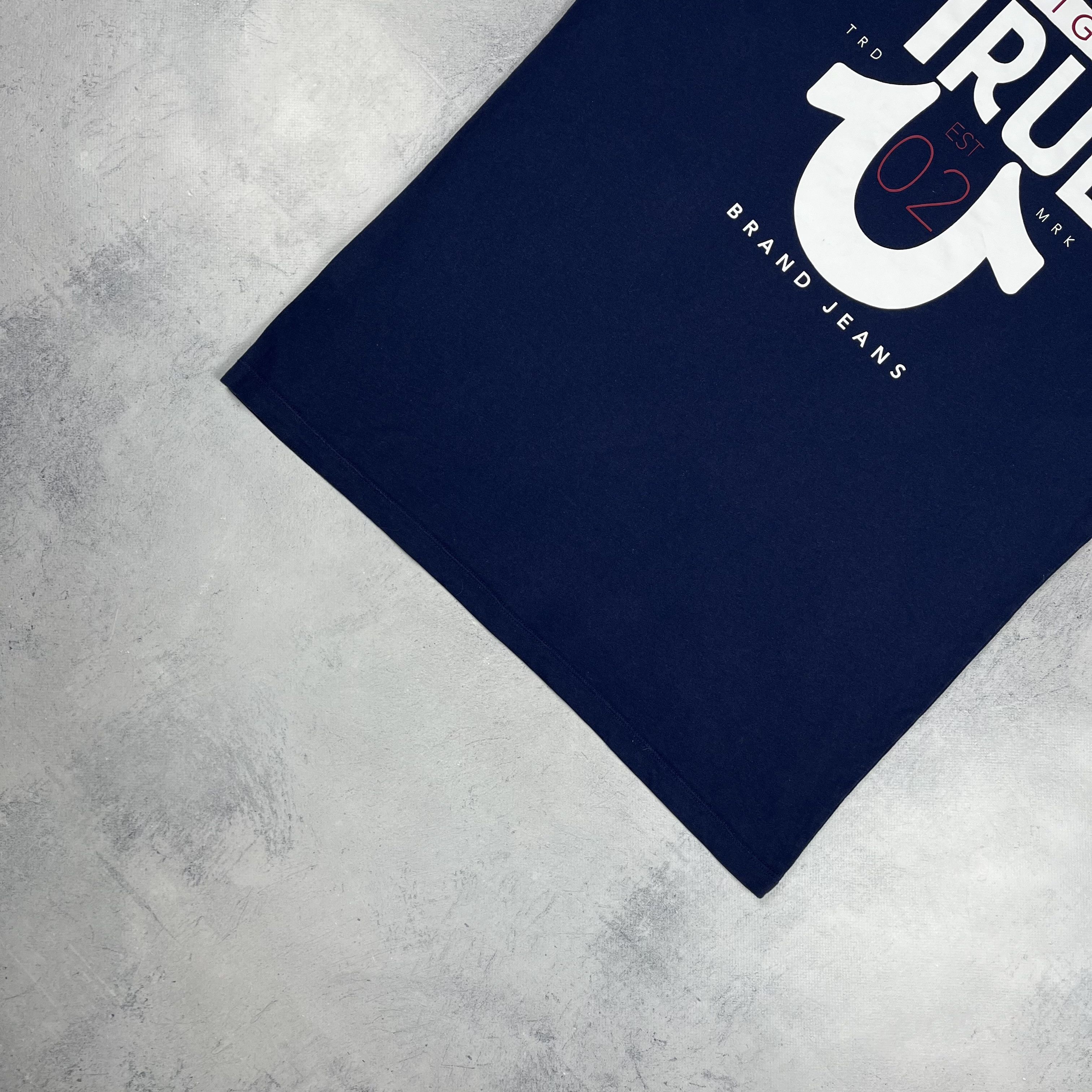 True Religion True Religion Big Logo Y2K Japanese T Shirt Size US L / EU 52-54 / 3 - 4 Thumbnail