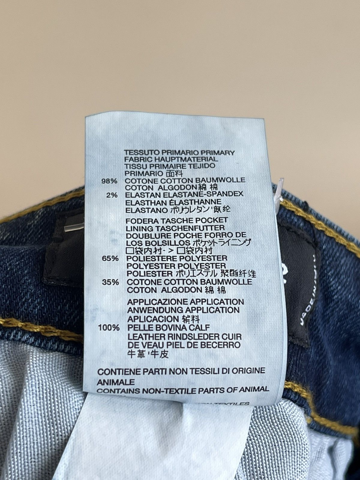 Dsquared2 Icon Slim Jean Distressed Wash Denim Paint-Splattered Jeans Size US 32 / EU 48 - 25 Thumbnail