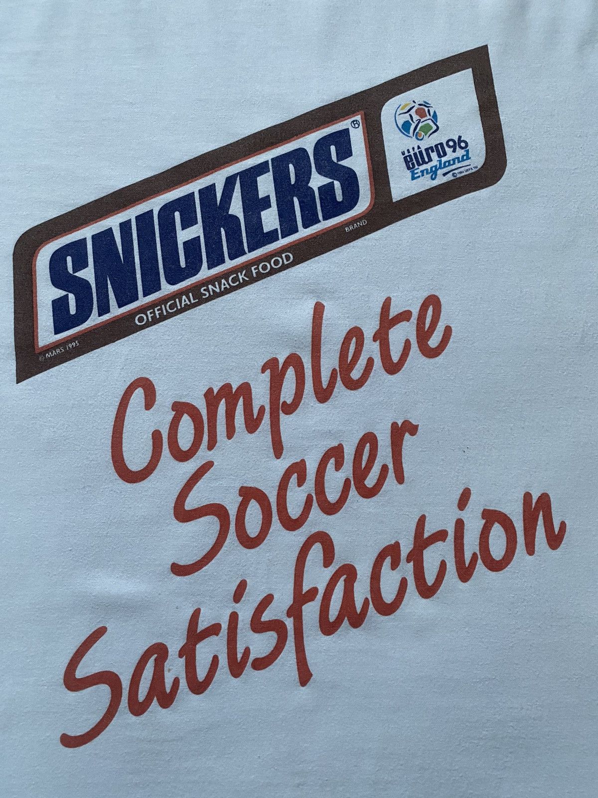 Other Rare!! WORLD CUP USA 94 t shirt big logo by SNICKERS Size US L / EU 52-54 / 3 - 2 Thumbnail