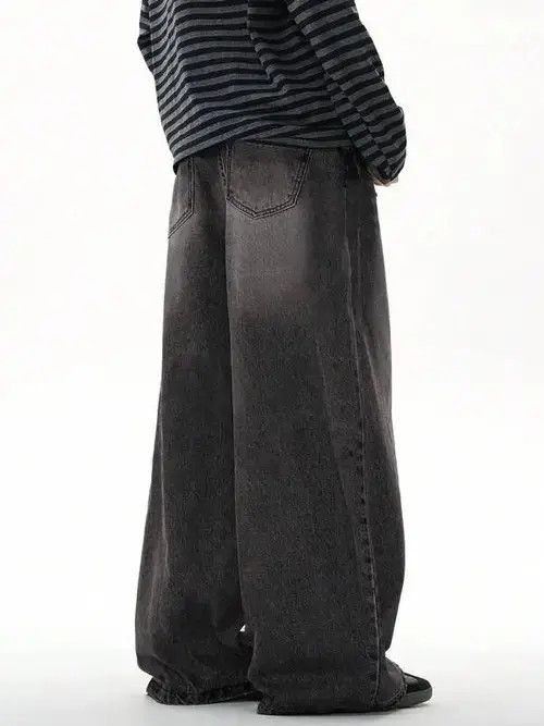 Jean VIntage RETRO 90s baggy denim jeans Size US 30 / EU 46 - 5 Thumbnail