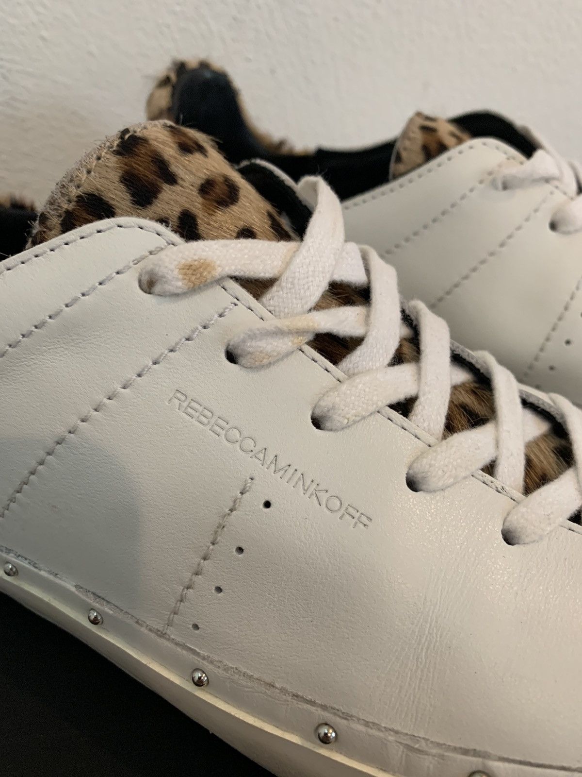 Rebecca Minkoff Rebecca Minkoff Low Leather Sneakers Size US 10 / IT 40 - 11 Thumbnail