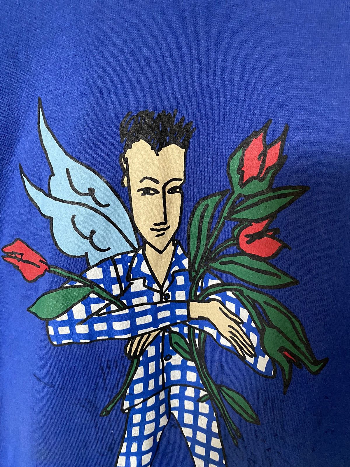 Iceberg × Japanese Brand × Jean Charles De Castelbajac 1990s iconic portrait ls Size US L / EU 52-54 / 3 - 4 Thumbnail